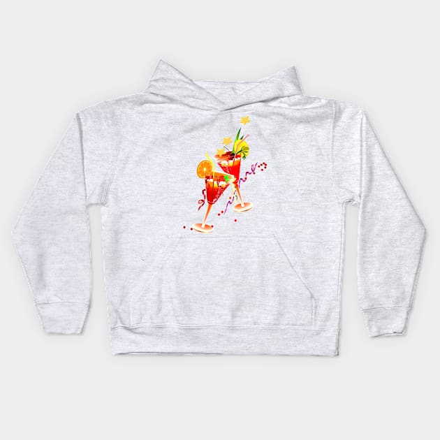 cocktail Kids Hoodie by autopic